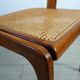 4 chaises Gondole de Baumann, années 70