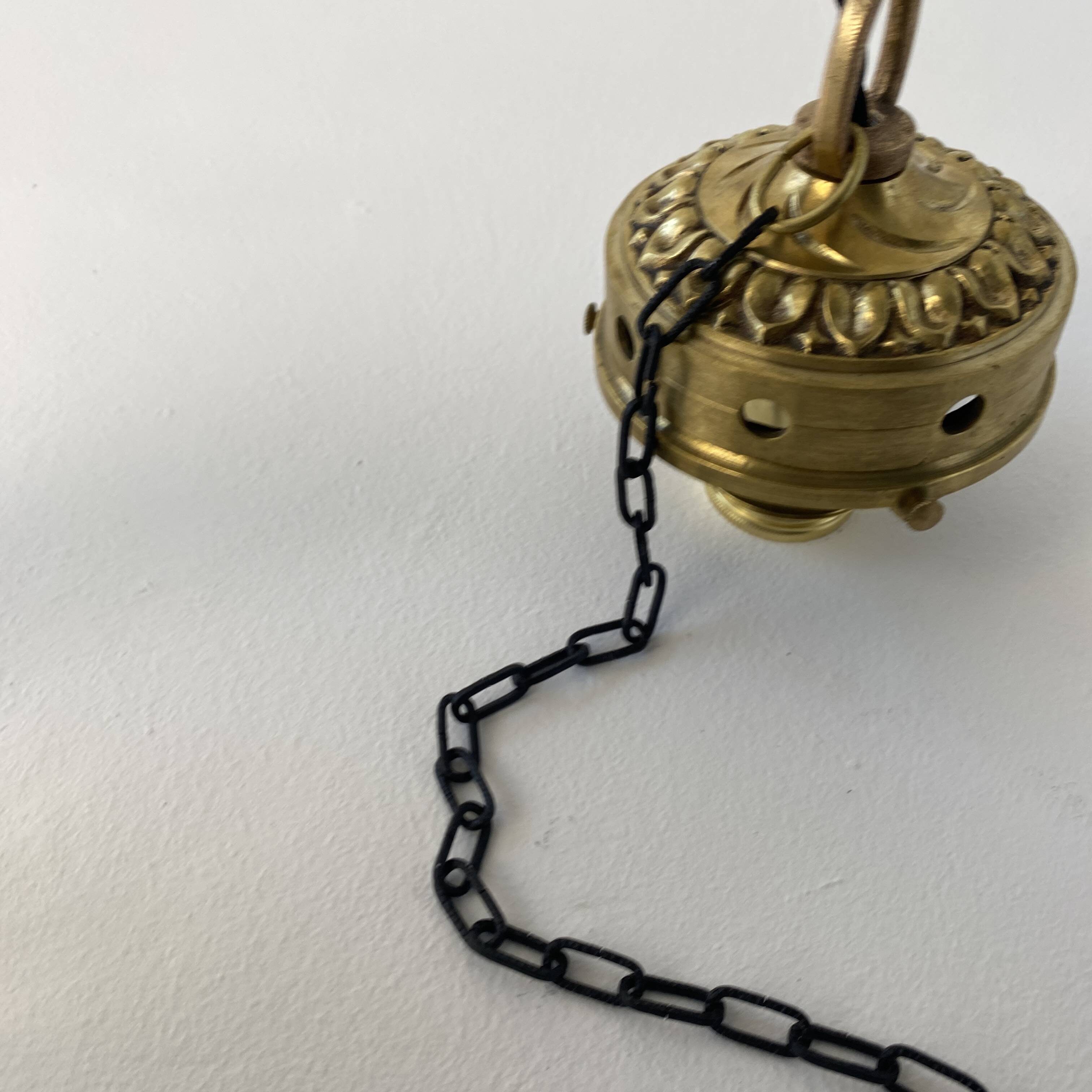 VINTAGE XL ART DECO CHANDELIER