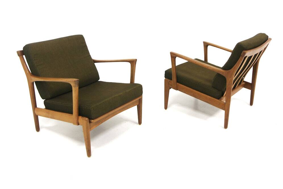 Set of 2 "Kuba" armchairs, Bröderna Anderssons, Sweden, 1960