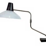Grey Industrial Factory Office Desk Lamp from Elektrosvit, 1970s
