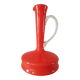 Vase, pichet verre Empoli orange année 70