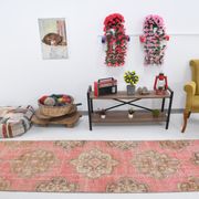 3x12 Türkish Vintage Runner Rug, 3x12 Vintage Runner, 402x91Cm FREE SHIPPING