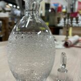 Engraved crystal decanter