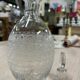 Engraved crystal decanter
