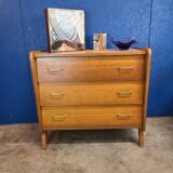 Vintage Scandinavian style chest of drawers. 60s