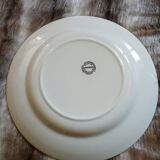 20 antique flat plates from Digoin and Sarreguemines