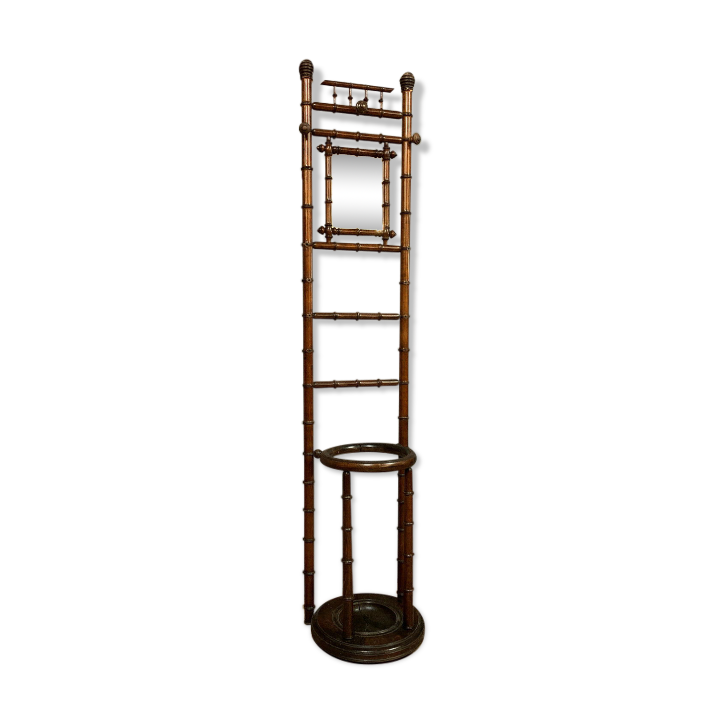 coat rack and bamboo umbrella holder circa 1880