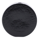 Vase soliflore minimaliste noir en verre, années 70