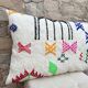 Handmade cushion cover in Berber wool Moroccan Kilim cushion 60x40