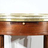 Mahogany Bouillotte Table, Louis XVI style – Mid 20th century