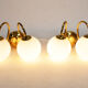 A pair of wall lamps, Poland, 1980s