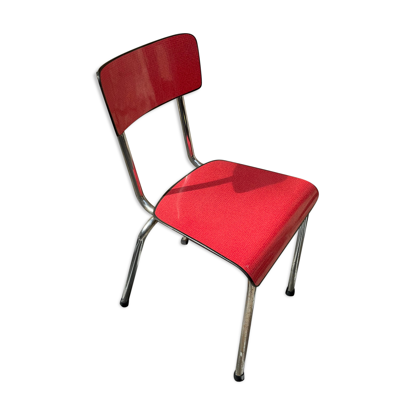 Formica chair red tubauto
