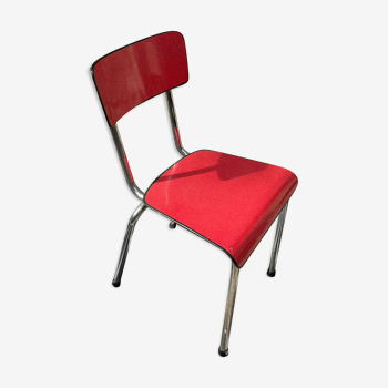 Chaise formica rouge tubauto