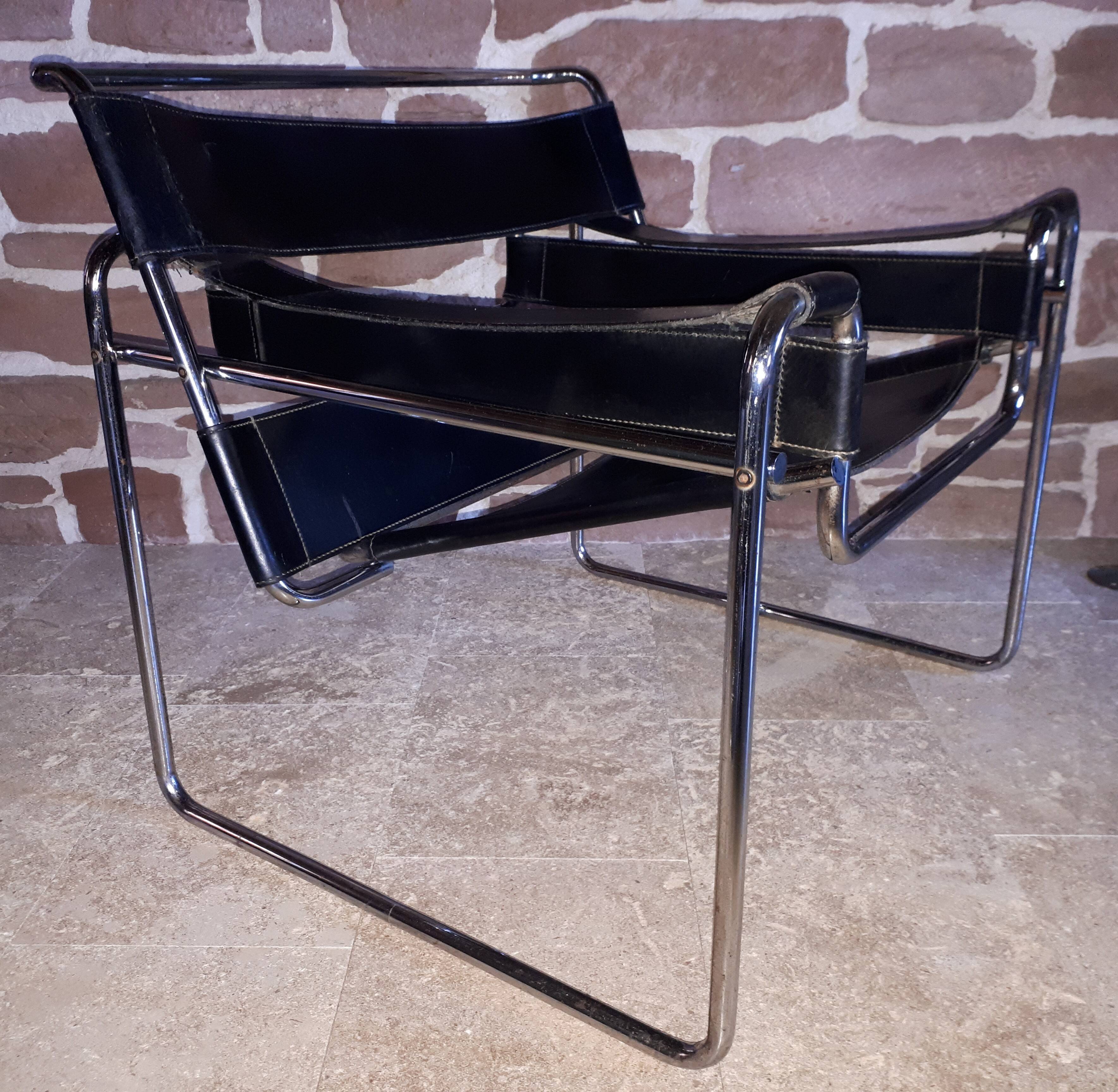 B3 Wassily club chair designed by Marcel Breuer