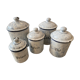 Ensemble de pots de cuisine en tôle