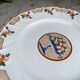 Plat et assiettes art déco, Longwy - décor Maurice