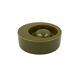 Mid-century green ceramic ashtray, Sicart Italy 1969