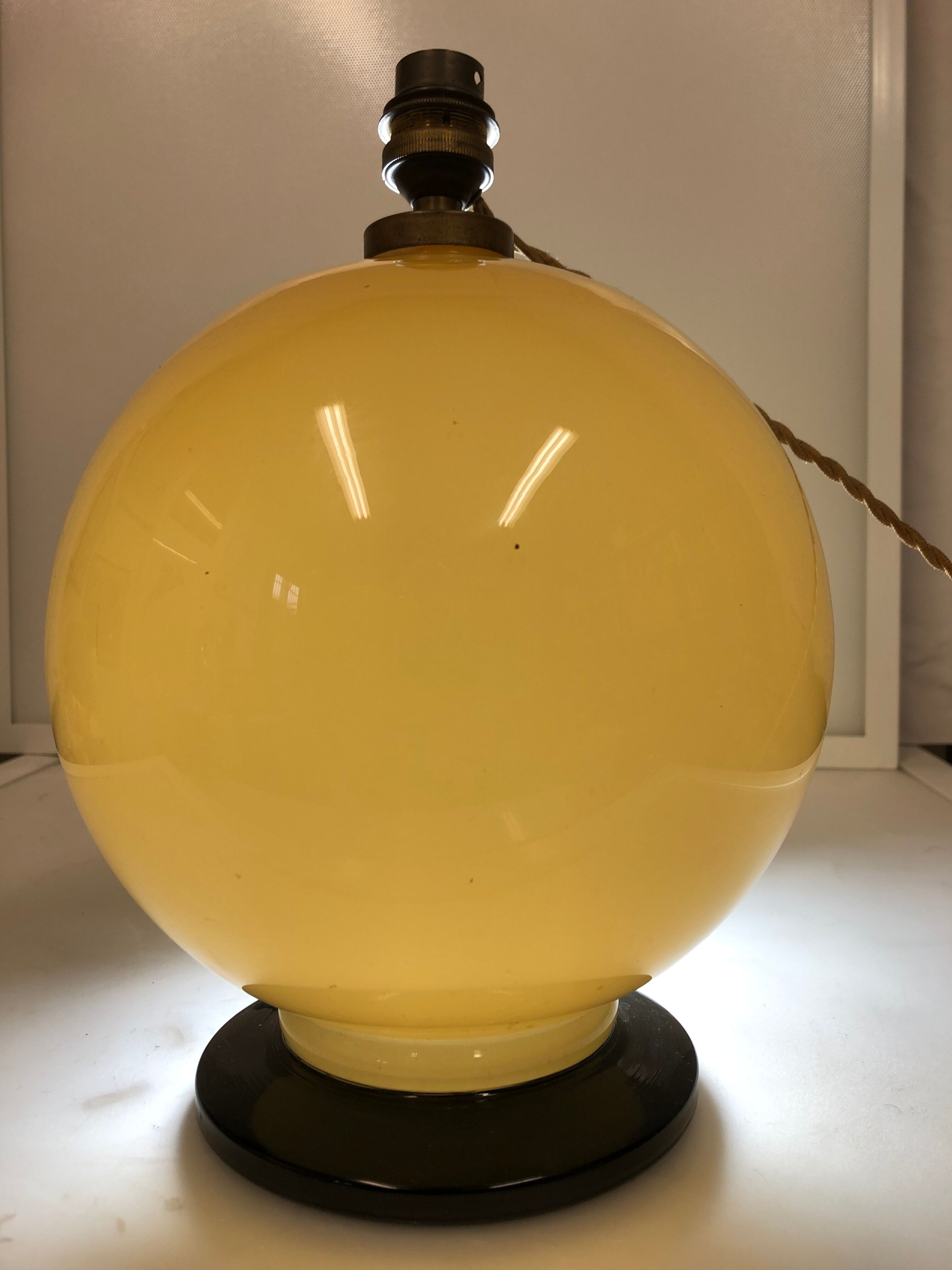 Pied de lampe art deco