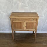 Vintage airbrushed console side table