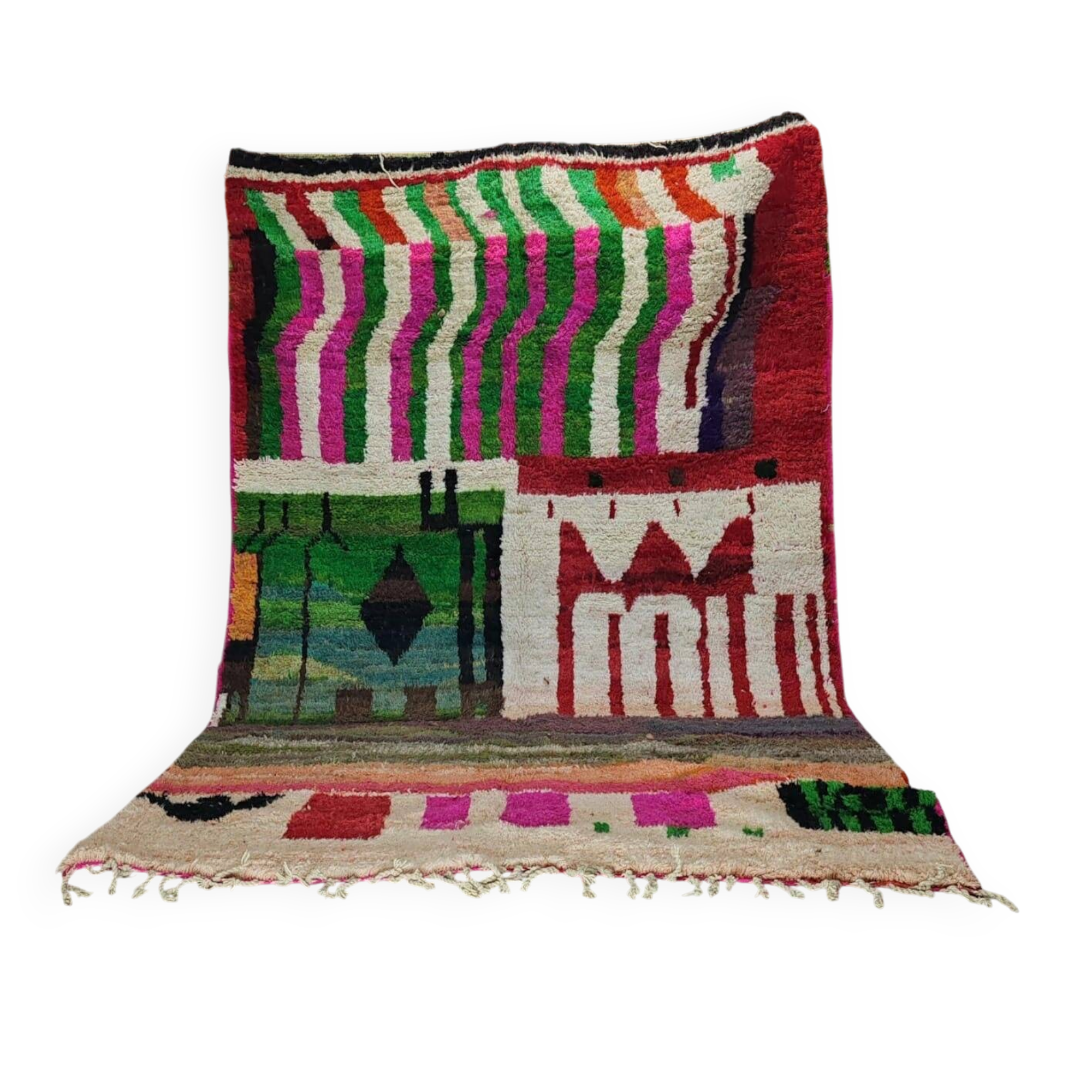 Vintage Boujaad Moroccan rug in wool – 300 × 206 cm