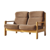 Vintage Scandinavian sofa in solid pine 50s/60s