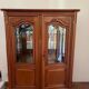 "Display cabinet, Louis XV cherry wood with two doors"