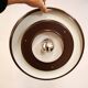 Brown vintage Fog & Morup pendant lamp: Hans Due Optima model, mid-century.