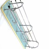 Porte-manteau vintage bleu des années 50