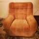 Fauteuil en velours vintage