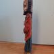 Statuette religieuse en bois peint