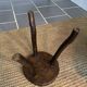 Tabouret ou table d’appoint tripode bois vintage