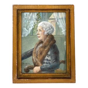Portrait par F. Bourgier ou Boursier