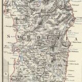 Map of Italy (Southern Sheet) circa 1869 Keith Johnston Royal Atlas