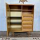 🌿 Armoire vintage bois & cannage – Style scandinave ✨