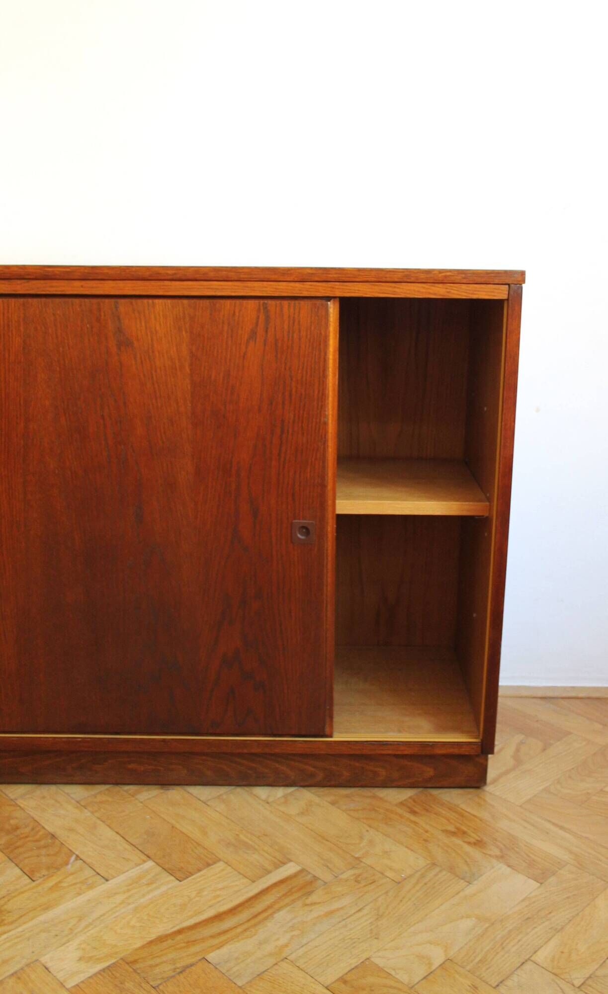 Vintage 1966 Czechoslovak Oak Sideboard by UP Závody