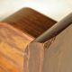 Art Deco bookend in exotic wood