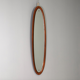 Wall mirror in teak Italy 1950 141x39cm