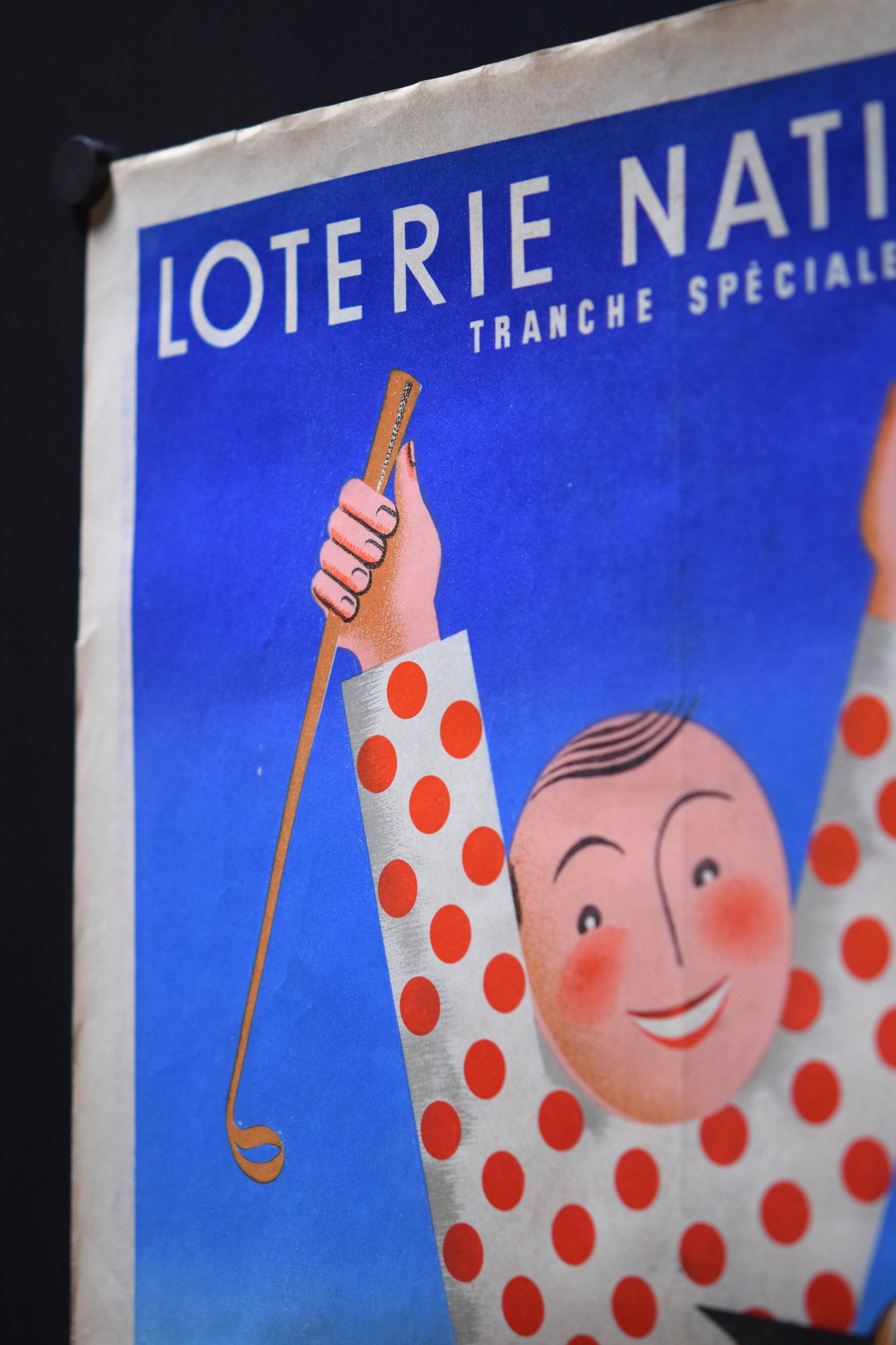 1939 National Lottery Poster "Grand Prix"