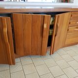 Bahut bas Esterel in solid American walnut