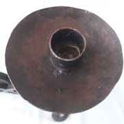 Bougeoir en fer forgé