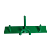 Portemanteau mural modulaire vintage, Minumet Italy, 3 patères