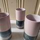 Set of 5 Ceramic Glasses Yvon Roy Dlg Capron Picault