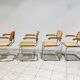 Vintage Marcel Breuer Cesca B64 chairs, made in italy, 1970