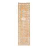 3x12 1960s antique vintage runner rug