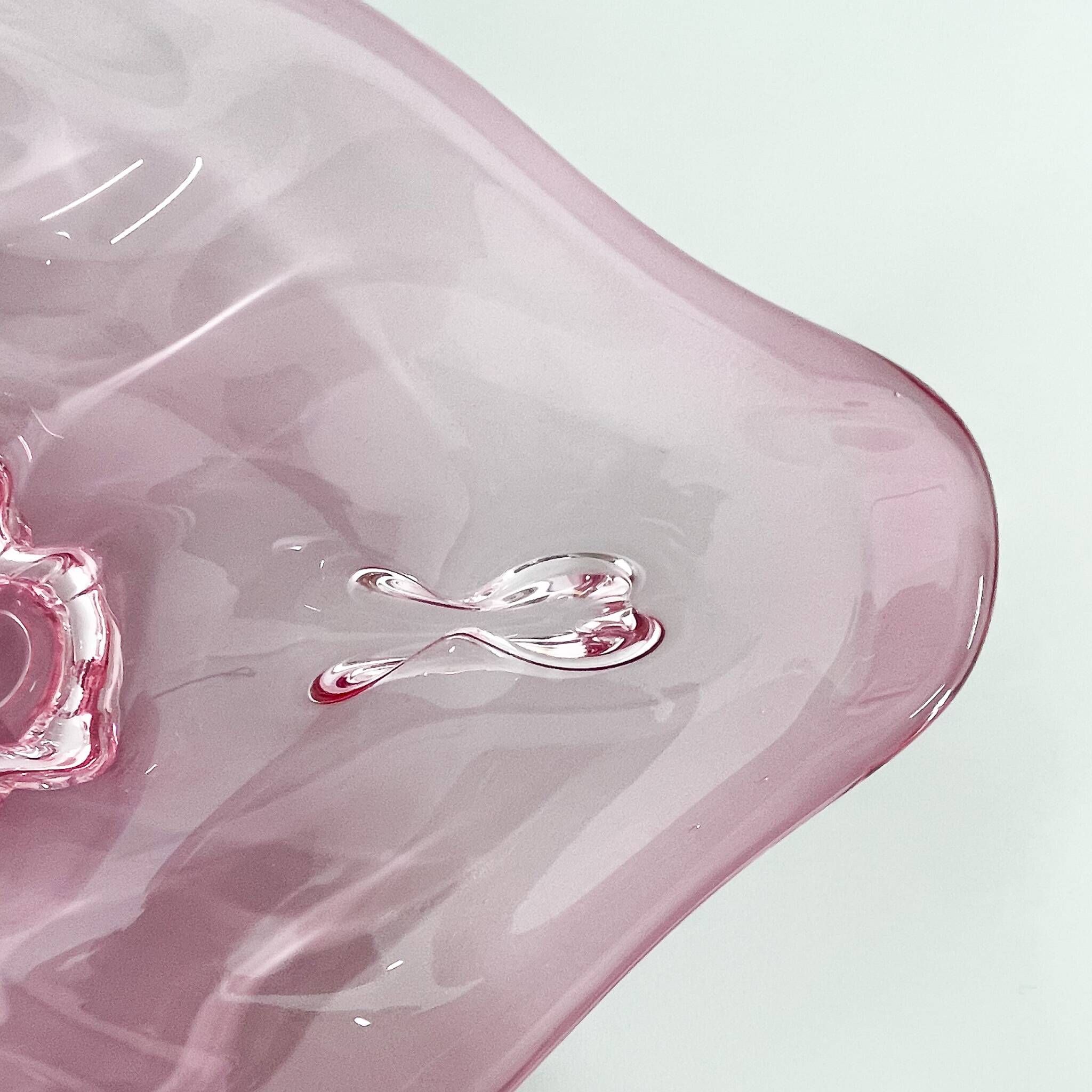 1960s Czech Art Glass Bowl by Josef Hospodka for Chribska Glassworks