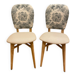2 chaises vintage style