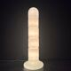 Italian opaline glass zea floor lamp by Salocchi for Lumenform, 1970s