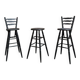 Set of 3 bar stools