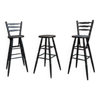 Set of 3 bar stools