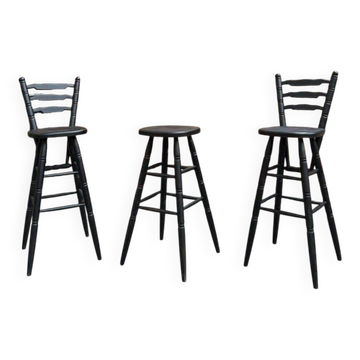Set of 3 bar stools